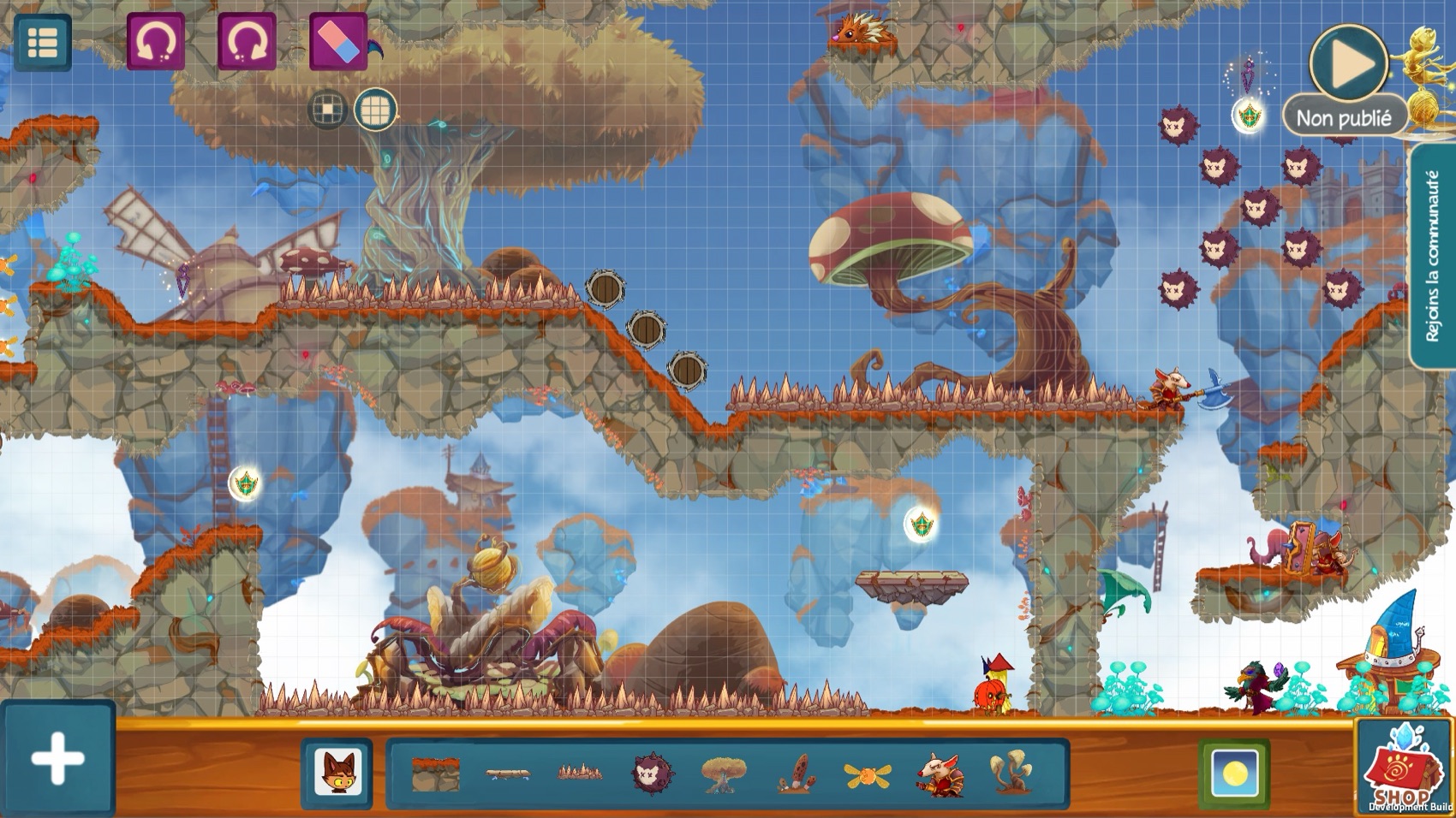 The MagiCats level builder